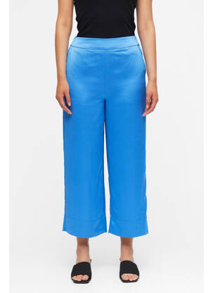 Pantalon larg albastru OBJECT femeie