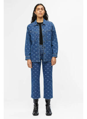 Blugi cu croială dreaptă albastru OBJECT femeie