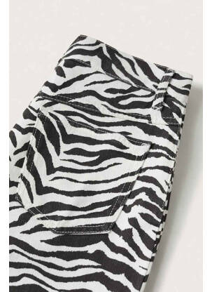Pantalon 7/8 alb MANGO femeie