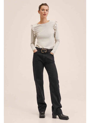 Tricou gri MANGO femeie