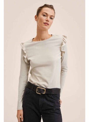 Tricou gri MANGO femeie