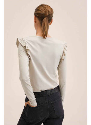 Tricou gri MANGO femeie