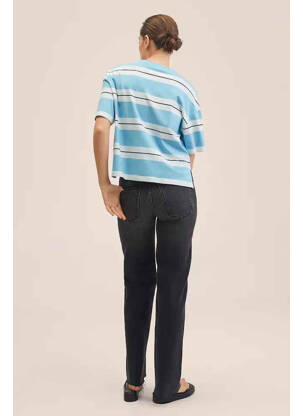 Tricou albastru MANGO femeie