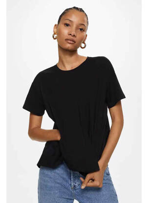 Tricou negru MANGO femeie