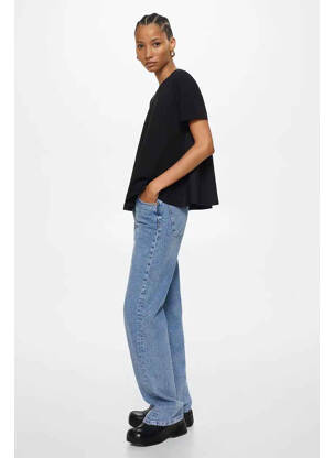 Tricou negru MANGO femeie