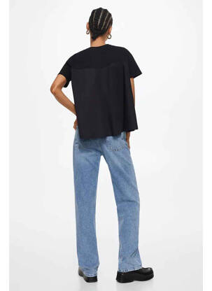 Tricou negru MANGO femeie