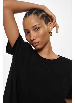 Tricou negru MANGO femeie