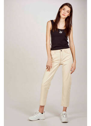 Blugi cu croială dreaptă bej NOISY MAY femeie