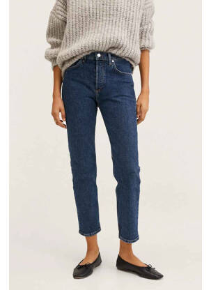 Pantalon 7/8 albastru MANGO femeie
