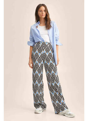 Pantalon drept negru MANGO femeie