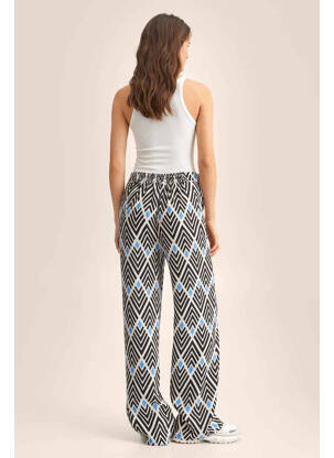 Pantalon drept negru MANGO femeie