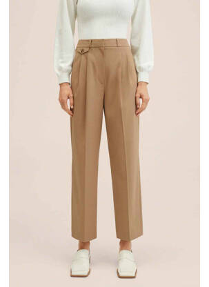 Pantalon drept maro MANGO femeie