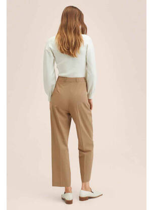 Pantalon drept maro MANGO femeie