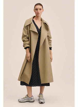 Rochie lungă negru MANGO femeie