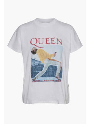 Tricou alb NOISY MAY femeie