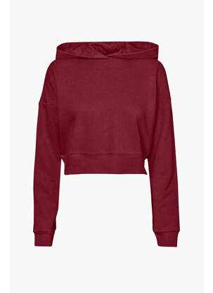 Hanorac cu glugă roșu NOISY MAY femeie