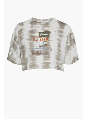 Tricou alb NOISY MAY femeie