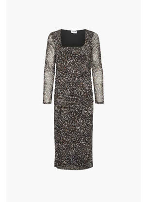 Rochie midi maro NOISY MAY femeie