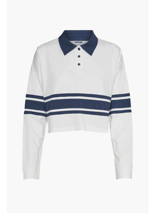 Polo alb NOISY MAY femeie