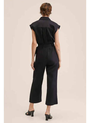 Salopetă-pantalon negru MANGO femeie