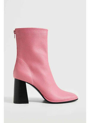 Botine/ghete roz MANGO femeie