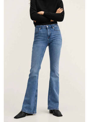 Blugi cu croială evazată albastru MANGO femme