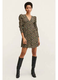 Rochie scurtă verde MANGO femeie