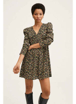 Rochie scurtă verde MANGO femeie