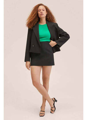 Fustă scurtă negru MANGO femme