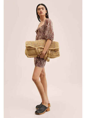 Rochie scurtă maro MANGO femme