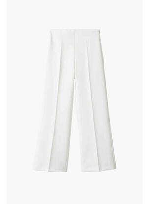 Pantalon evazat bej MANGO femeie