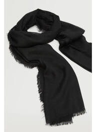 Eșarfă negru MANGO femme