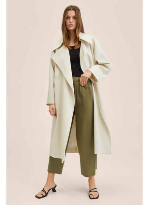 Pantalon 7/8 verde MANGO femeie
