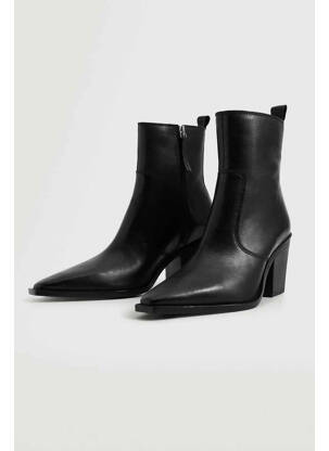 Botine/ghete negru MANGO femeie