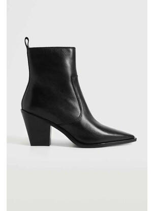 Botine/ghete negru MANGO femeie