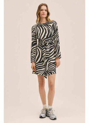Rochie scurtă negru MANGO femeie