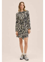 Rochie scurtă negru MANGO femeie