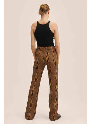 Pantalon drept negru MANGO femeie