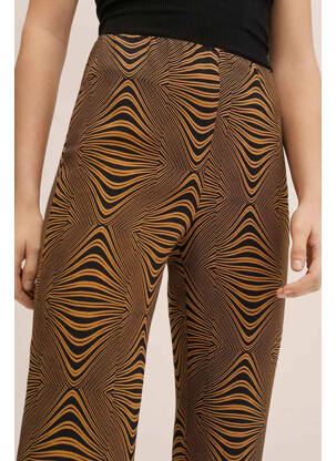 Pantalon drept negru MANGO femeie