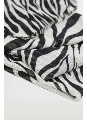 Eșarfă negru MANGO femeie