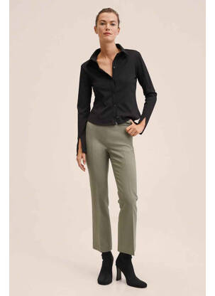 Pantalon evazat maro MANGO femeie