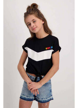 Tricou negru CARS JEANS fată