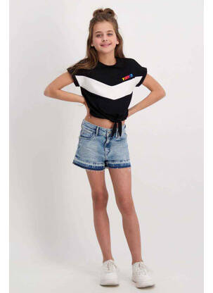 Tricou negru CARS JEANS fată