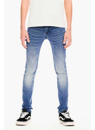 Blugi cu croială slim albastru GARCIA fată