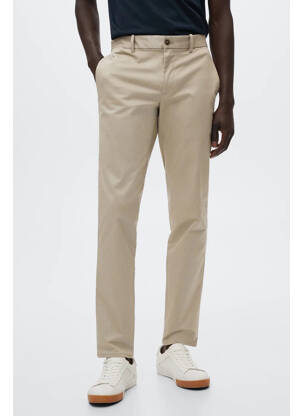 Pantalon chino maro MANGO bărbat