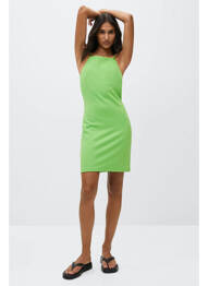 Rochie scurtă verde MANGO femeie