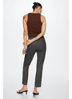 Pantalon chino maro MANGO femeie