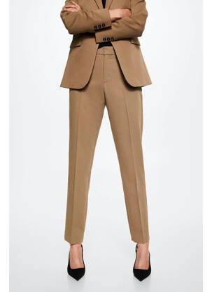 Pantalon chino maro MANGO femeie