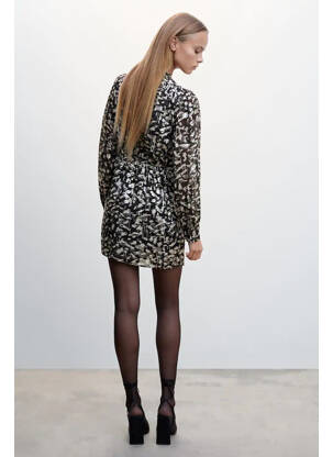 Rochie scurtă negru MANGO femeie