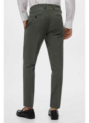 Pantalon slim verde MANGO bărbat